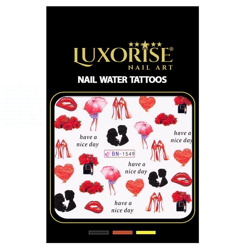 Tatuaj Unghii LUXORISE Love Rocks BN 1549 2