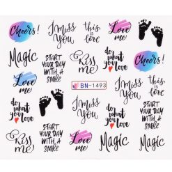 BN-1493-Nail Art > Tatuaje Unghii