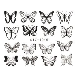 Tatuaj Unghii LUXORISE Simple Butterfly Dance