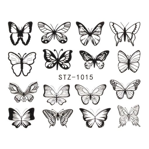 Tatuaj Unghii LUXORISE Simple Butterfly Dance