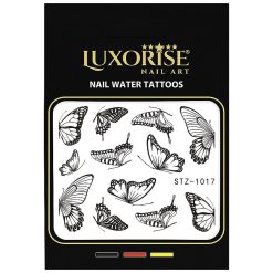 Tatuaj Unghii LUXORISE Simple Butterfly Kiss STZ 1017 2