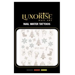 Tatuaj Unghii LUXORISE Simple Holiday Frost STZ 901 2