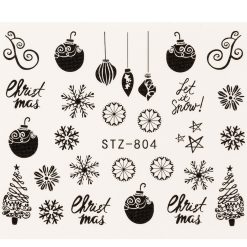 Tatuaj Unghii LUXORISE Simple Holiday Treats STZ 805 2