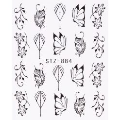 Tatuaj Unghii LUXORISE Simple Romantic Art