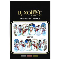Tatuaj Unghii LUXORISE Snowmen Hug A1148 2