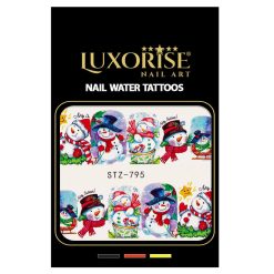 Tatuaj Unghii LUXORISE Snowmen Look STZ 795 2