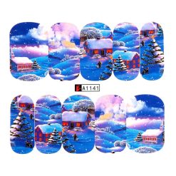 A1141-Nail Art > Ornamente Unghii Craciun