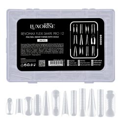 Tipsuri Reutilizabile REVOMAX Flexi Shape Pro 12 LUXORISE pentru Polygel si Gel 288 buc 1