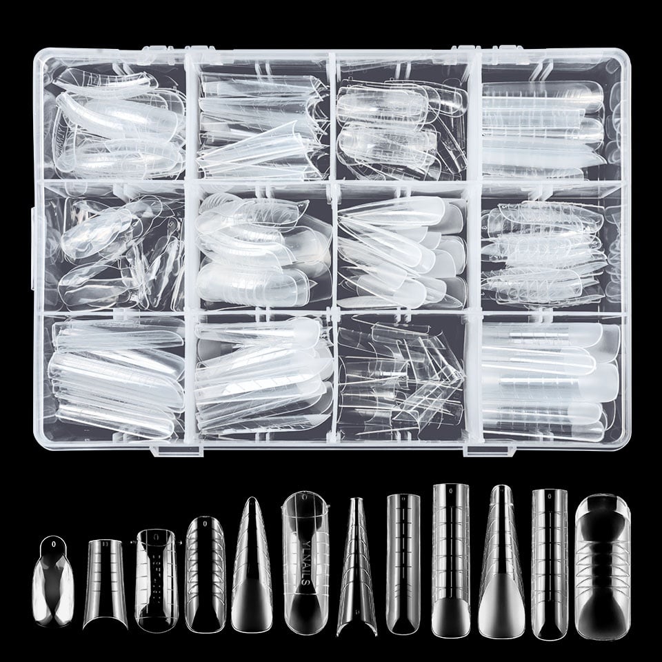 Tipsuri Reutilizabile REVOMAX Flexi Shape Pro 12 LUXORISE pentru Polygel si Gel 288 buc 7