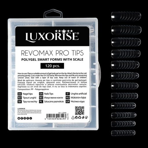 Tipsuri Reutilizabile REVOMAX PRO TIPS LUXORISE-Accesorii Unghii > Tipsuri - Unghii False