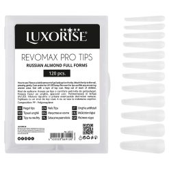 Tipsuri Reutilizabile REVOMAX PRO TIPS LUXORISE Russian Almond pentru Polygel si gel 120 buc 3