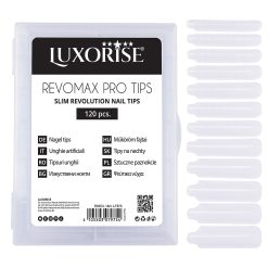 Tipsuri Reutilizabile REVOMAX PRO TIPS LUXORISE Slim Revolution pentru Polygel si gel 120 buc 2
