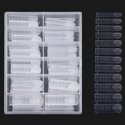 Tipsuri Reutilizabile REVOMAX PRO TIPS LUXORISE Slim Square Full Forms pentru Polygel si gel 120 buc 1