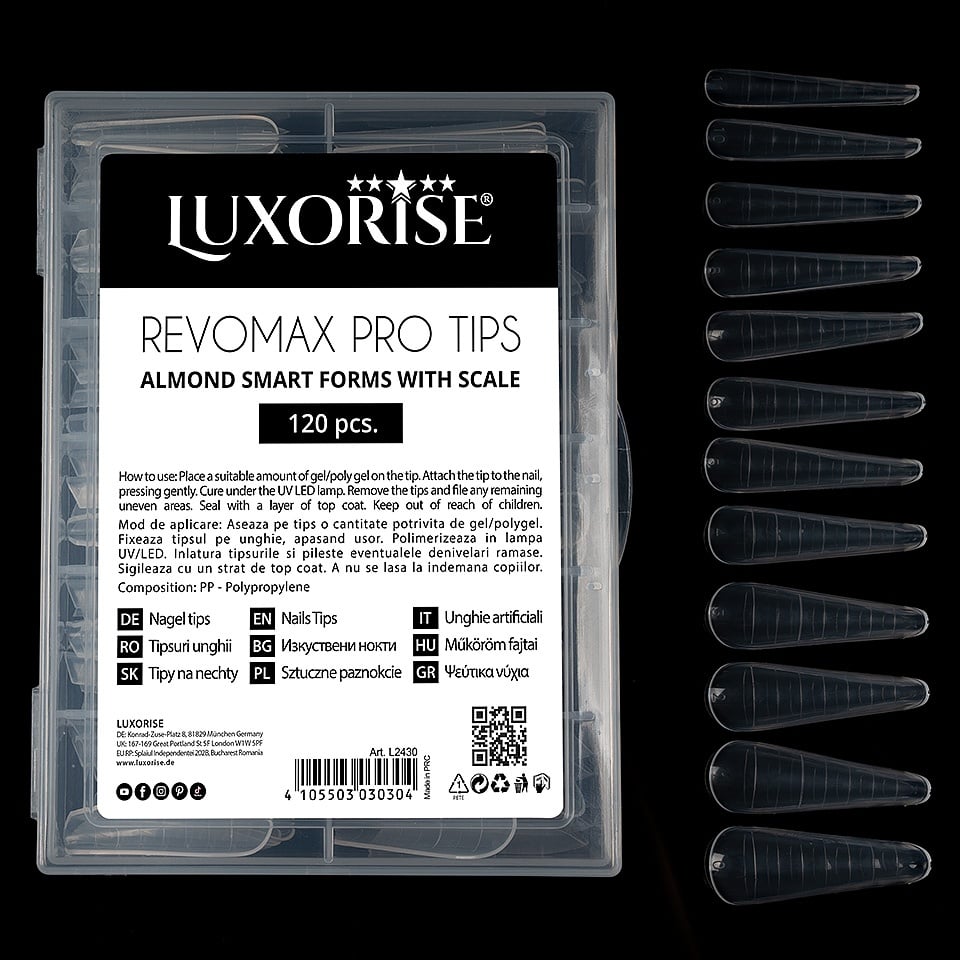 Tipsuri Reutilizabile REVOMAX PRO TIPS LUXORISE - model Migdala