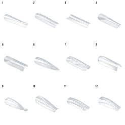 Tipsuri Reutilizabile REVOMAX Perfect Mix LUXORISE pentru Polygel si Gel 288 buc 6