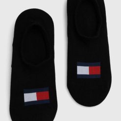 Tommy Hilfiger sosete 2-pack culoarea negru