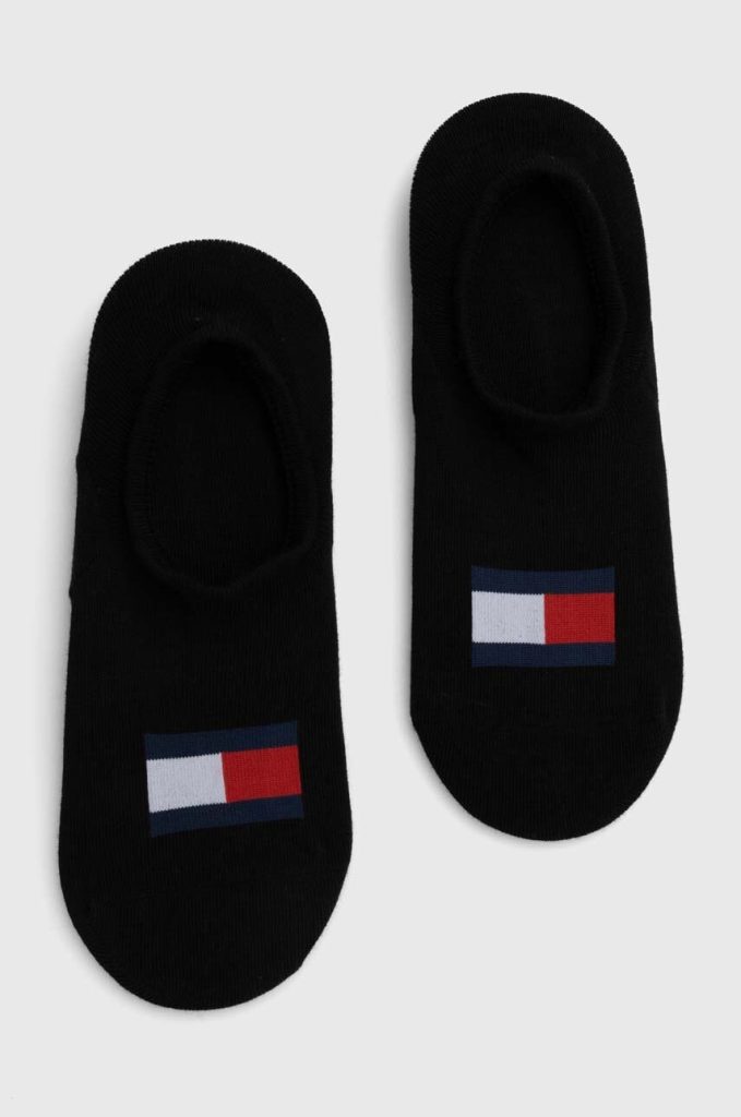 Tommy Hilfiger sosete 2-pack culoarea negru