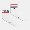 Tommy Jeans șosete 2-pack culoarea alb