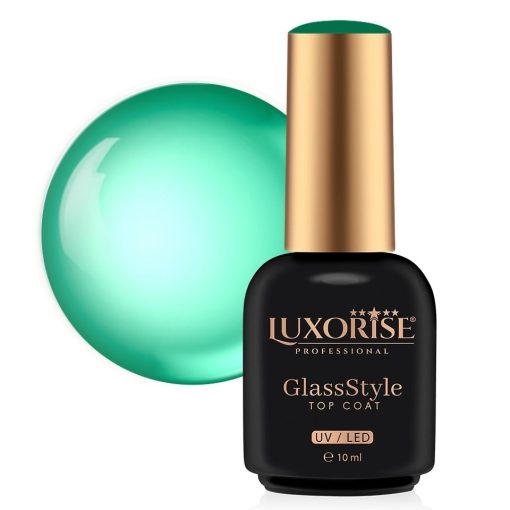 Top Coat LUXORISE GlassStyle - Jade Whisper 10ml-Accesorii Unghii > Primer / Base Coat / Top Coat