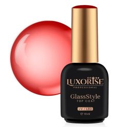 Top Coat LUXORISE GlassStyle - Red Velvet 10ml-Accesorii Unghii > Primer / Base Coat / Top Coat