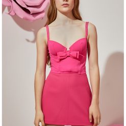 Top crop cu aplicatie cu funda-FEMEI/IMBRACAMINTE/Bluze-IMBRACAMINTE/Bluze