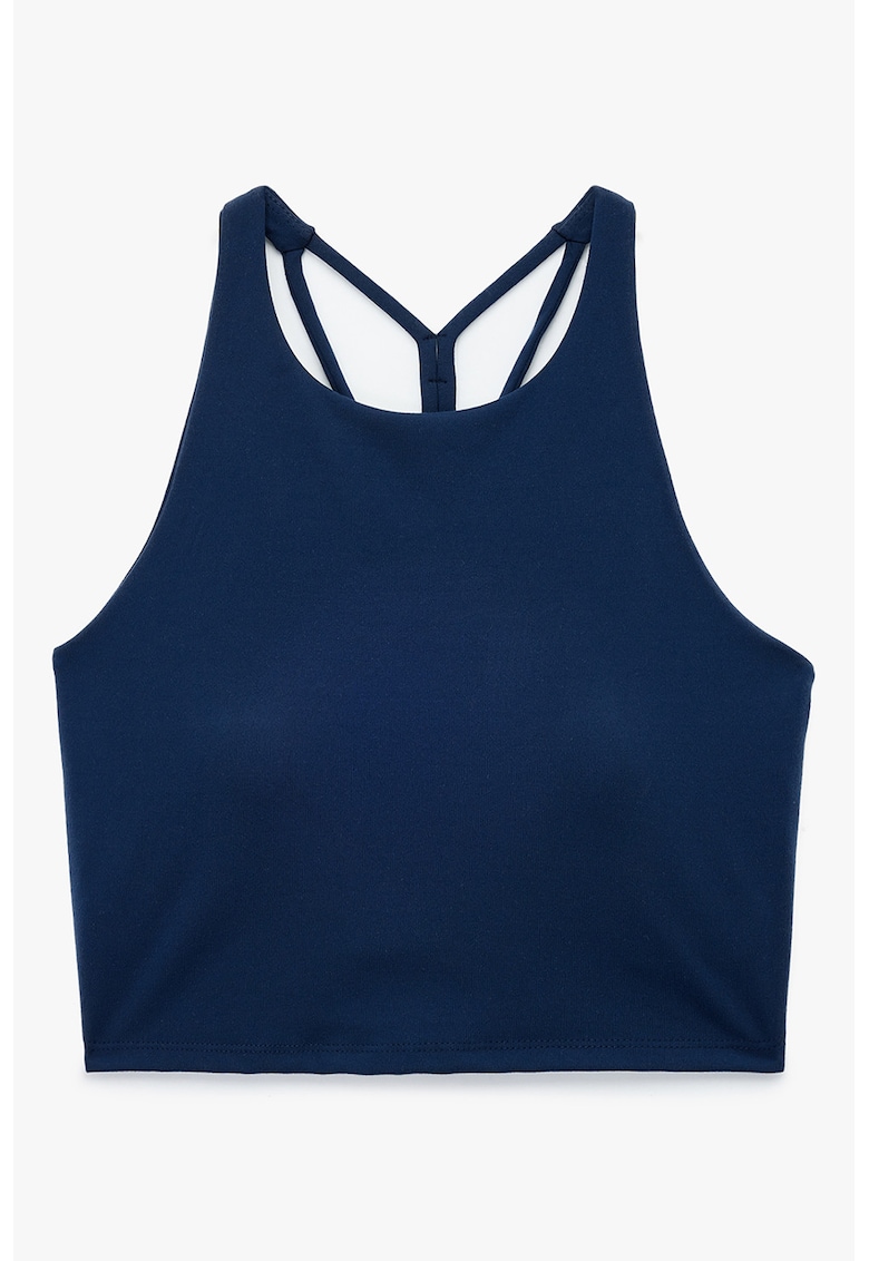 Top crop cu bretele incrucisate-FEMEI/IMBRACAMINTE/Tricouri si maiouri-IMBRACAMINTE/Tricouri si maiouri