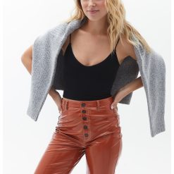 Top crop cu bretele inguste-FEMEI/IMBRACAMINTE/Tricouri si maiouri-IMBRACAMINTE/Tricouri si maiouri