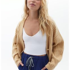 Top crop cu bretele inguste-FEMEI/IMBRACAMINTE/Tricouri si maiouri-IMBRACAMINTE/Tricouri si maiouri