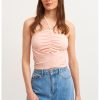 Top crop cu decolteu halter-FEMEI/IMBRACAMINTE/Tricouri si maiouri-IMBRACAMINTE/Tricouri si maiouri