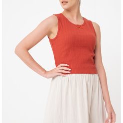 Top crop cu decolteu rotund-FEMEI/IMBRACAMINTE/Tricouri si maiouri-IMBRACAMINTE/Tricouri si maiouri