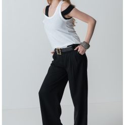 Top cu decolteu rotund-FEMEI/IMBRACAMINTE/Tricouri si maiouri-IMBRACAMINTE/Tricouri si maiouri