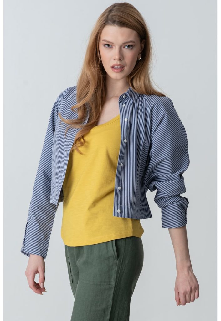 Top cu decolteu rotund-FEMEI/IMBRACAMINTE/Tricouri si maiouri-IMBRACAMINTE/Tricouri si maiouri