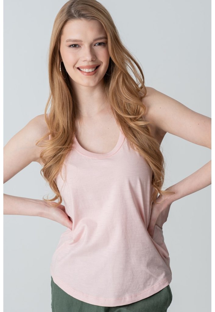 Top cu decolteu rotund-FEMEI/IMBRACAMINTE/Tricouri si maiouri-IMBRACAMINTE/Tricouri si maiouri