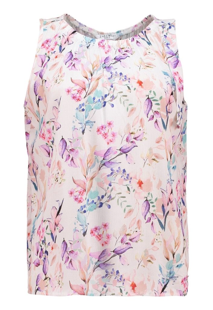 Top cu model floral-FEMEI/IMBRACAMINTE/Tricouri si maiouri-IMBRACAMINTE/Tricouri si maiouri