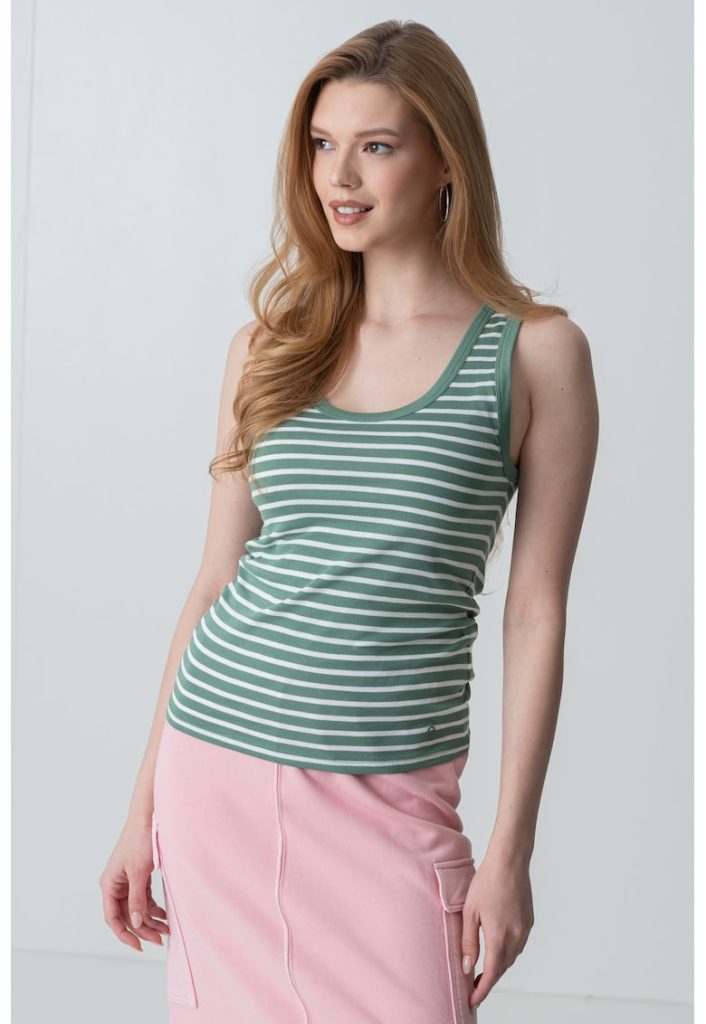 Top cu model in dungi-FEMEI/IMBRACAMINTE/Tricouri si maiouri-IMBRACAMINTE/Tricouri si maiouri