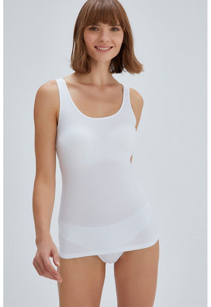 Top de casa cu decolteu rotund-FEMEI/IMBRACAMINTE/Tricouri si maiouri-IMBRACAMINTE/Tricouri si maiouri