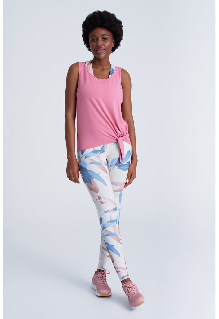 Top din amestec de modal cu nod la terminatie-FEMEI/IMBRACAMINTE/Tricouri si maiouri-IMBRACAMINTE/Tricouri si maiouri