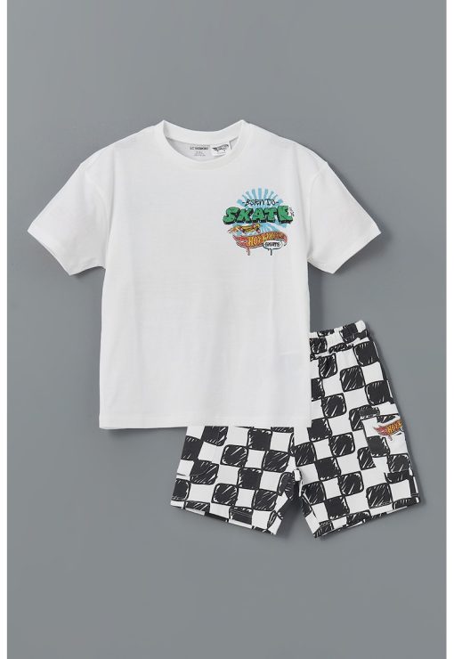 Trening cu pantaloni scurti si imprimeu Paw Patrol-BAIETI/IMBRACAMINTE/Sport-IMBRACAMINTE/Sport