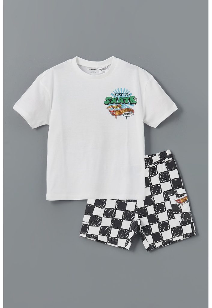 Trening cu pantaloni scurti si imprimeu Paw Patrol-BAIETI/IMBRACAMINTE/Sport-IMBRACAMINTE/Sport