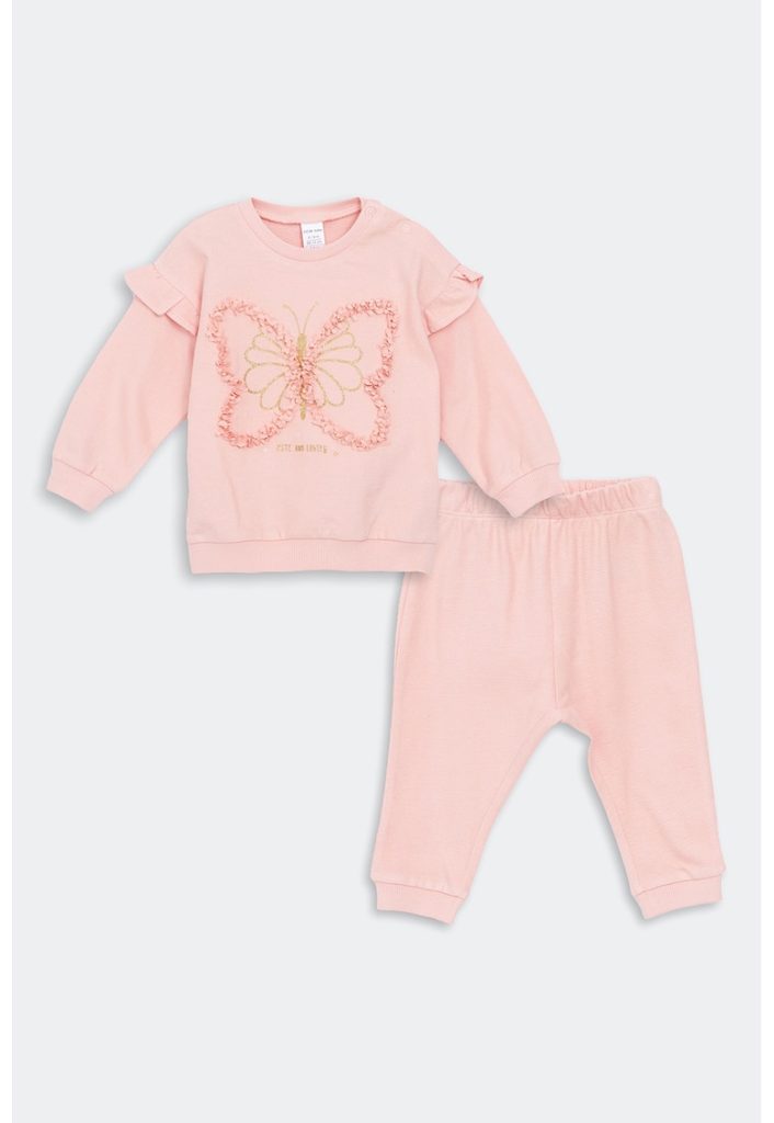 Trening de bumbac cu volane-FETE/IMBRACAMINTE/Sport-IMBRACAMINTE/Sport