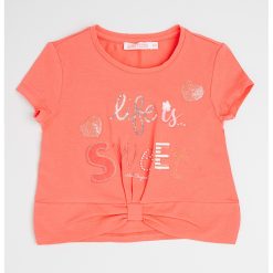 Tricou cu aplicatii din paiete-FETE/IMBRACAMINTE/Tricouri si maiouri-IMBRACAMINTE/Tricouri si maiouri