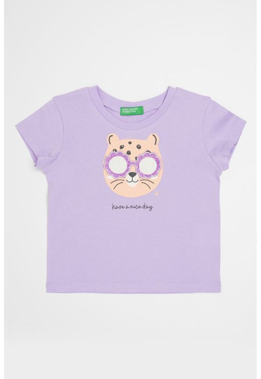 Tricou cu aplicatii stralucitoare-FETE/IMBRACAMINTE/Tricouri si maiouri-IMBRACAMINTE/Tricouri si maiouri