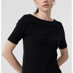 Tricou cu decolteu barcuta-FEMEI/IMBRACAMINTE/Tricouri si maiouri-IMBRACAMINTE/Tricouri si maiouri