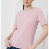 Tricou cu decolteu barcuta-FEMEI/IMBRACAMINTE/Tricouri si maiouri-IMBRACAMINTE/Tricouri si maiouri