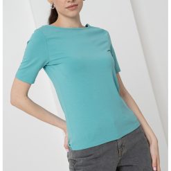 Tricou cu decolteu barcuta-FEMEI/IMBRACAMINTE/Tricouri si maiouri-IMBRACAMINTE/Tricouri si maiouri