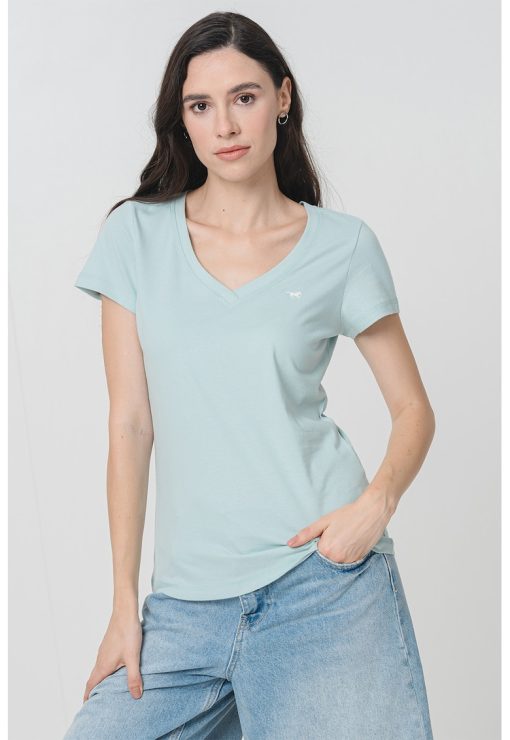 Tricou cu decolteu in V Beverly-FEMEI/IMBRACAMINTE/Tricouri si maiouri-IMBRACAMINTE/Tricouri si maiouri