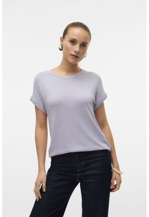 Tricou cu decolteu la baza gatului Brianna-FEMEI/IMBRACAMINTE/Tricouri si maiouri-IMBRACAMINTE/Tricouri si maiouri