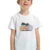 Tricou cu decolteu la baza gatului Sunny Palms-BAIETI/IMBRACAMINTE/Tricouri si maiouri-IMBRACAMINTE/Tricouri si maiouri