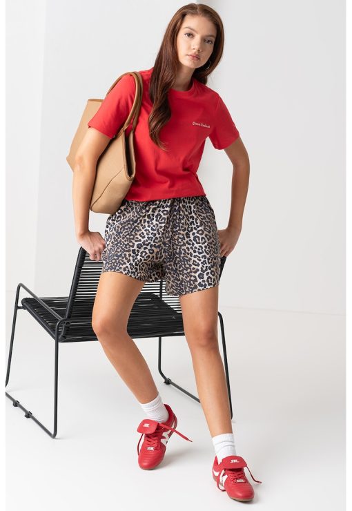 Tricou cu decolteu la baza gatului Taya-FEMEI/IMBRACAMINTE/Tricouri si maiouri-IMBRACAMINTE/Tricouri si maiouri