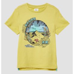 Tricou cu decolteu la baza gatului si imprimeu-BAIETI/IMBRACAMINTE/Tricouri si maiouri-IMBRACAMINTE/Tricouri si maiouri